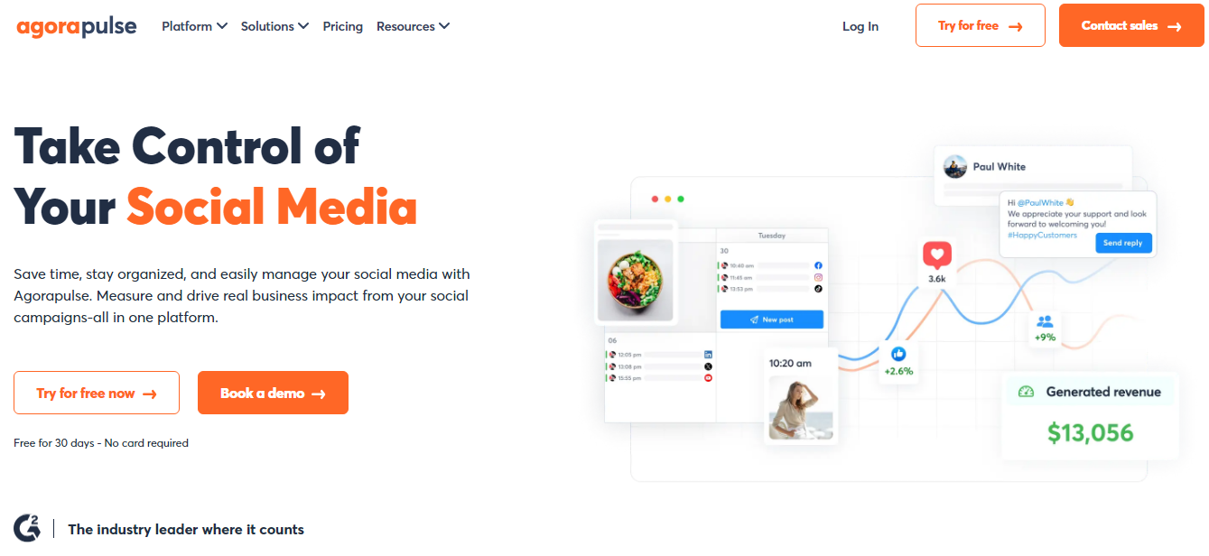 أفضل أدوات ادارة منصات التواصل الاجتماعي agorapulse