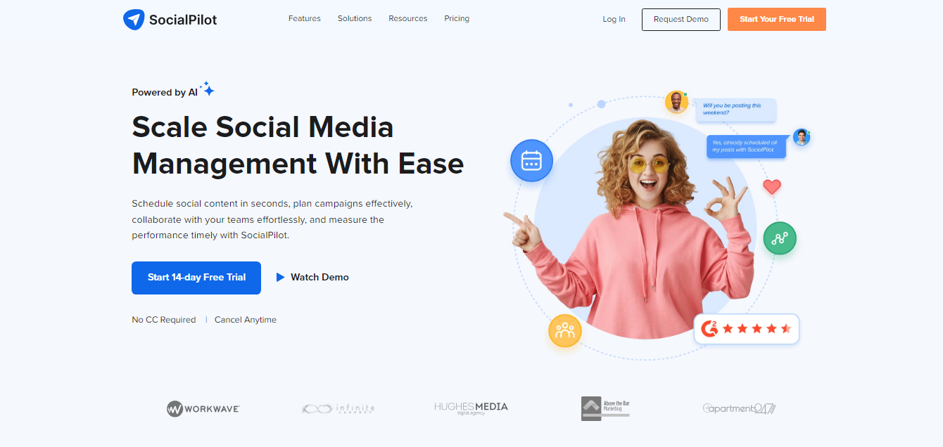 أفضل أدوات ادارة منصات التواصل الاجتماعي socialpilot