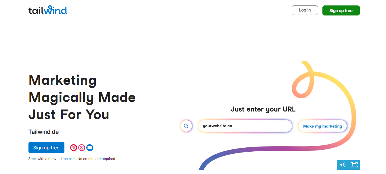 أفضل أدوات ادارة منصات التواصل الاجتماعي tailwind